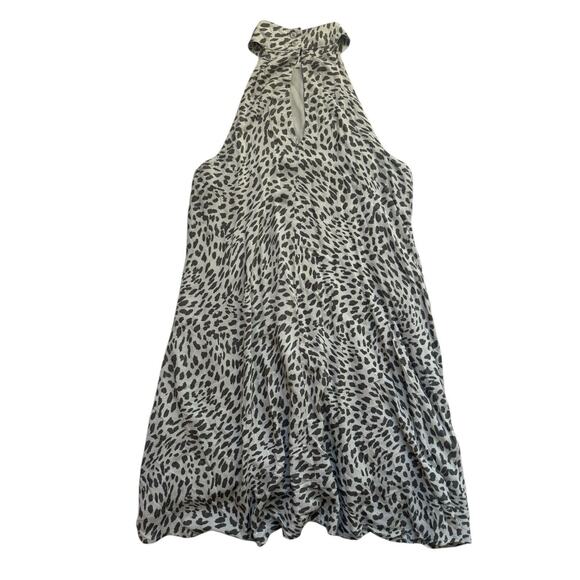 Cloth & Stone Anthropologie Animal Print Cheetah High Neck Dress Small - Picture 6 of 7